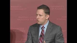 A Conversation with Peter Thiel and Niall Ferguson