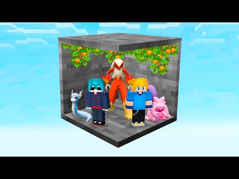 DENTRO DE UM BLOCO COM POKÉMONS NO MINECRAFT PIXELMON