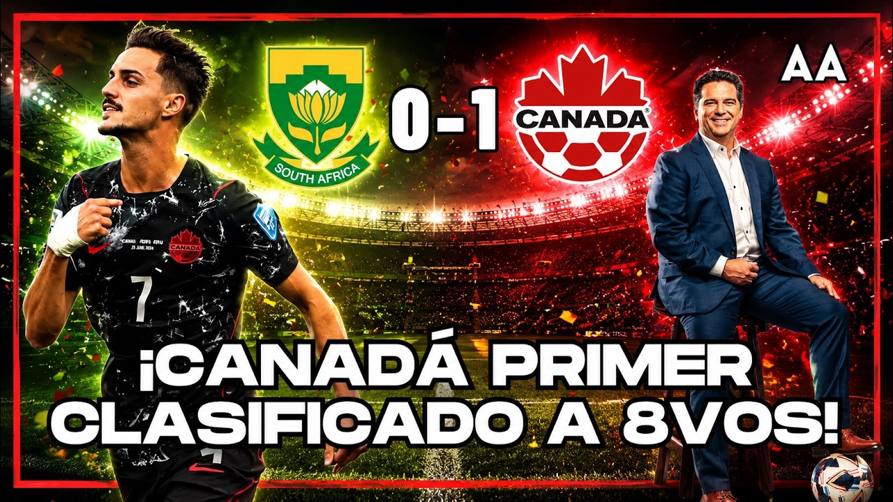 Historico Canada! Primer clasificado a 8vos de final!