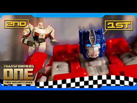 Orion Pax vs D-16 | Transformers One: New Adventures | S001 | E004 | Hasbro Pulse
