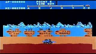 Moon Patrol on Atari 400/800 XL/XE. Gameplay & Commentary