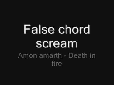 Fry scream vs. False chord scream