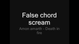 Fry scream vs. False chord scream