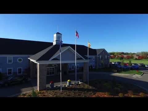 Aerial Tour of Comfort Inn & Suites Hotel and Conference Center, Mt. Pleasant, Michigan