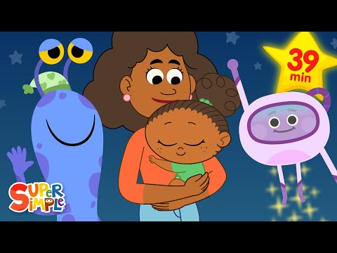 Rock-A-Bye Little One + More | Bedtime Songs for A Good Night’s Sleep | Super Simple Songs