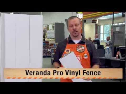 Veranda Pro Vinyl Fence - The Home Depot