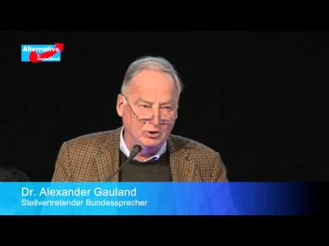 AfD Dr. Alexander Gauland am 24.10.2015