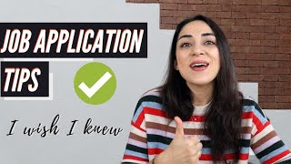 TIPS I WISH I KNEW FOR JOB APPLICATIONS - By people who