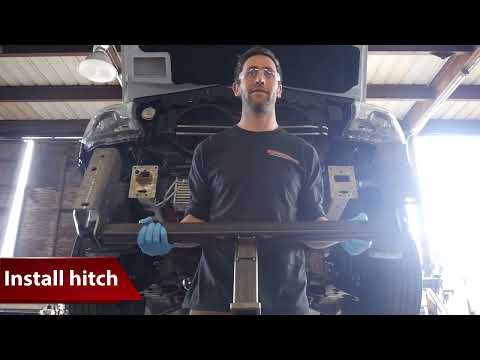 2013-2019 Mercedes Sprinter Van Front Receiver Hitch Installation