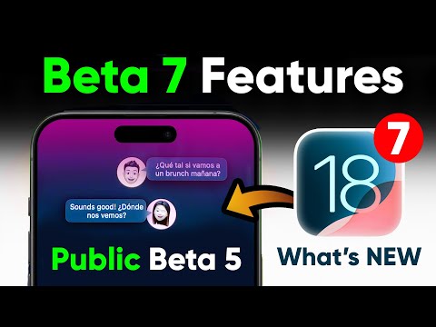 iOS 18 Beta 7 (Public Beta 5) Features Changes & Bugs