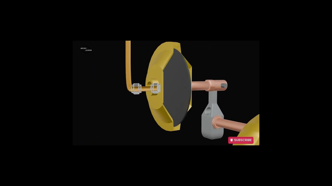 Understanding air breaks #3danimation #automobile #brakesystem