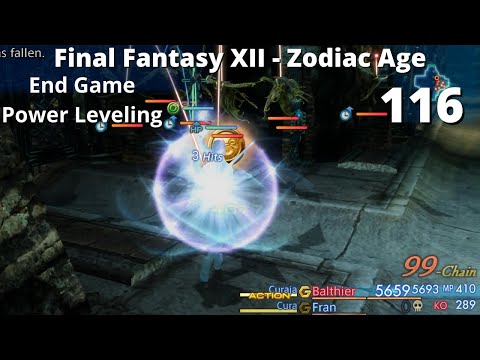 Final Fantasy XII The Zodiac Age HD - NC - 100% - End Game Power Leveling - Easy 100 Chain