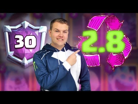 7,300+ TROPHIES! 2.8 Hog Earthquake Cycle Deck LIVE Ladder Gameplay - Clash Royale