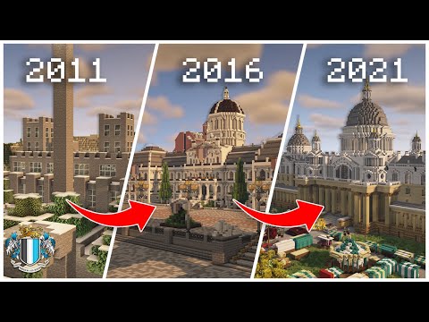 The History Of Whiteburg: A 10-year Minecraft City Building Project