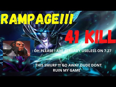 ANA SMURF [Phantom Assassin] Power of Effects Build One Dagger Kill 7.27 Dota 2 RAMPAGE 41 KILL