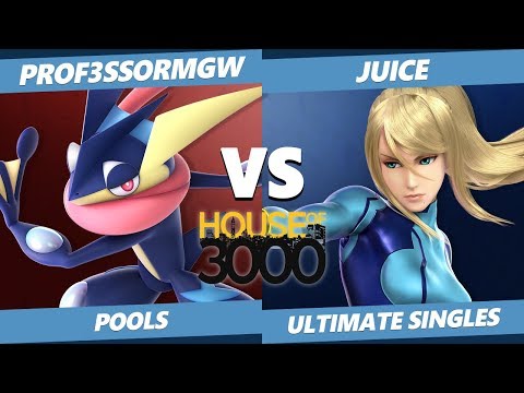 Smash Ultimate Tournament - Prof3ssorMGW (Greninja) Vs. Juice (ZSS) SSBU Xeno 172 Pools