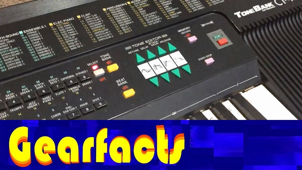 Casio CT-470 revisited: Some of these old keyboards are great!