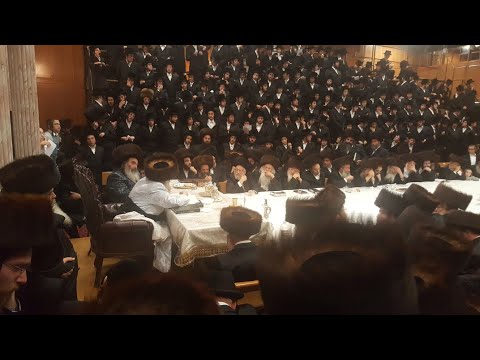 Apple Tish With Sanz - Klausenberger Rebbe - 2017/5778