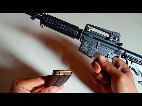 Real Miniature M4A1 Alloy assault rifle , American weapon.