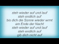 19480 Puhdys - Steh Auf Und Lauf Lyrics