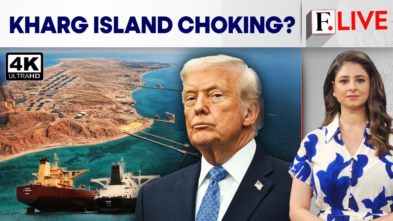 After Iran's Ports, Trump Moves to Block Kharg Island Oil Flows Amid Hormuz Deadlock| Firstpost Live