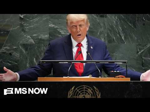 Trump to speak at U.N. General Assembly today in the shadow of Iran war, ahead of China talks