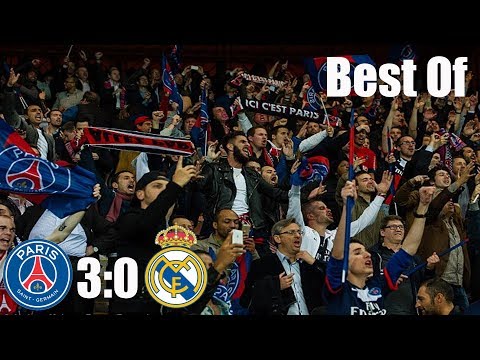 PSG fans go crazy as they beat Real 3:0