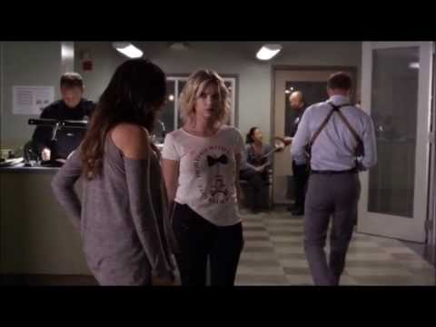 Pretty Little Liars 3x17 -  Emily & Hanna At The Police Station.