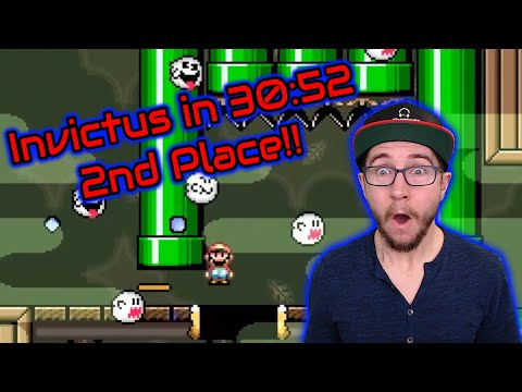 Invictus Any% Speedrun in 30:52 [SMW Kaizo]