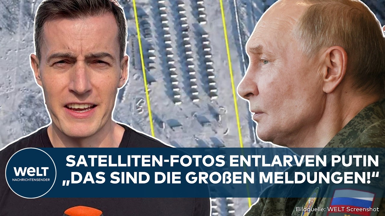 PUTINS KRIEG: Donnerschlag! Satelliten decken Aufrüstung von Putin auf! Russland verstärkt Militär
