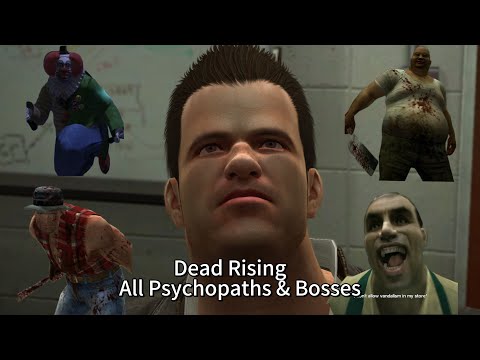 Dead Rising Remastered - All Psychopaths and Bosses with Cutscenes (Xbox Series X)
