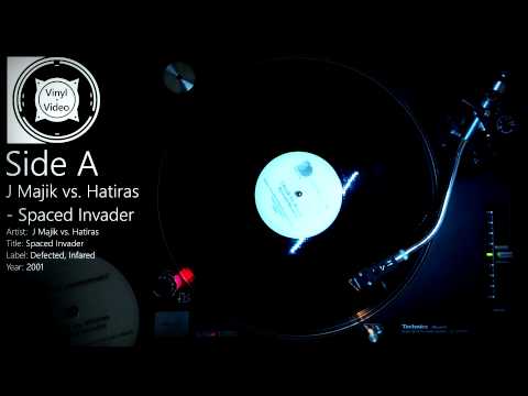 J Majik vs Hatiras ‎– Spaced Invader [Limited Promo 12" Sampler] [HD]