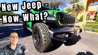 Bought A New Wrangler Now What