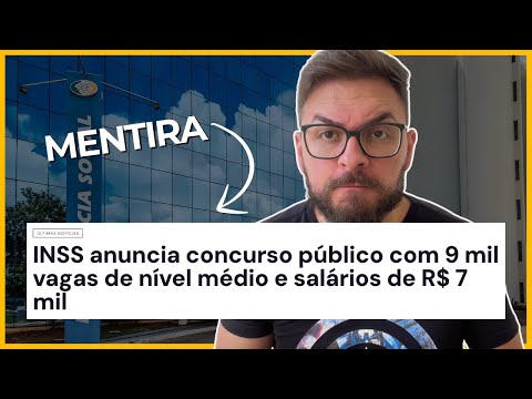 THEY ARE DECEIVING YOU ABOUT THE INSS COMPETITION