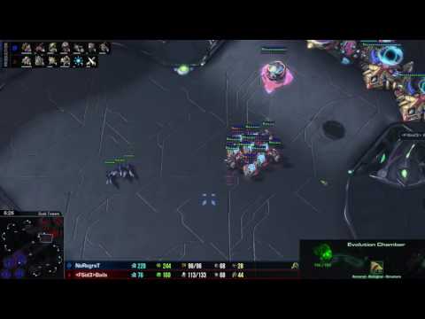 Starcraft 2 - ZvP - NoRegreT vs Bails on Dusk Towers