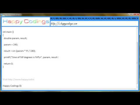 C Math Sin Codelearning