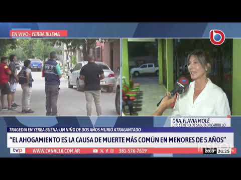 Tragedia en Yerba Buena: murió un niño de dos años tras ahogarse con una uva