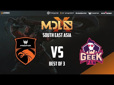 TNC Predator vs Geek Fam (BO3) - Game 1 | MDL Chengdu Major 2019 - SEA Qualifiers
