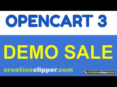 Opencart 3 Demo Sale