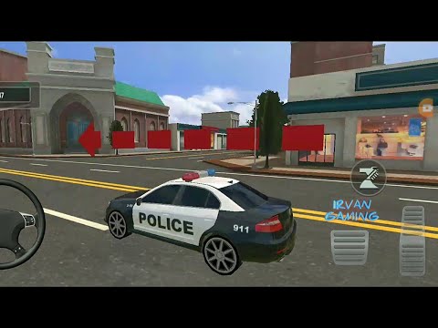 police car driving offroad 3d | police car on patrol