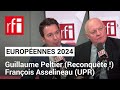 Guillaume Peltier (Reconquête !) et François Asselineau (UPR), candidats aux élections européennes