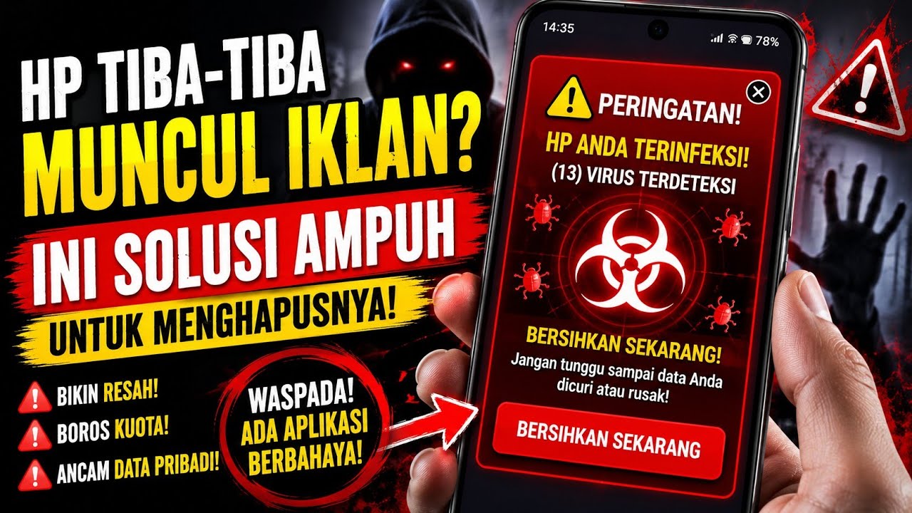 Cuma 1 Menit! Cara Menghapus Iklan yang Tiba-Tiba Muncul di Android!