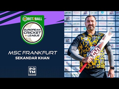 POTM: S.Khan - MSF vs CAG | Highlights | Bet2Ball European Cricket League Day 2, Group D | ECL22