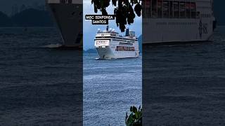 MSC SINFONIA navio cruzeiro  Santos  27/02/26  #buzios @cruzeiros2025  #cruise #ship #shorts