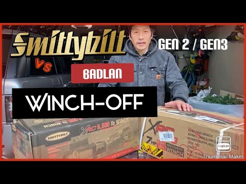 Smittybilt Gen2, Gen3 vs Badland // Winch-Off