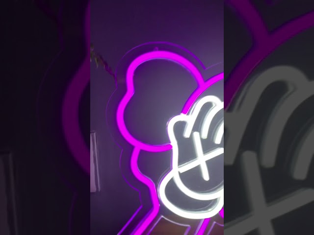 Vídeo relacionado con Letrero de neón para decoración de pared, regulable, Regreso al futuro, letrero de luz LED de neón para dormitorio, bar de cerveza (17 x 12 pulgadas)