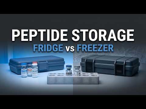 Peptide Storage Guide: Fridge, Freezer, Cases, and Organization Tips