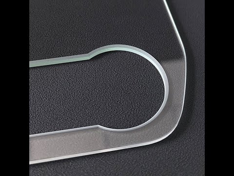 Punching Borosilicate Glass Sheet Drilling Borofloat Cover Glass