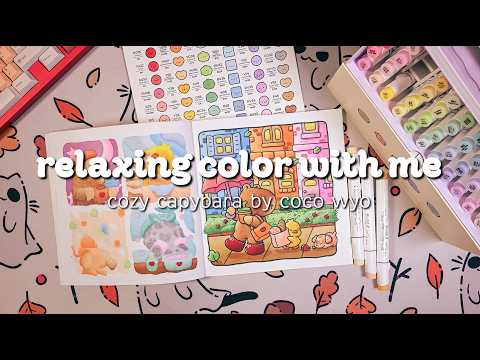 Mindful Coloring With Free Capybara Pages For Adults This Season
