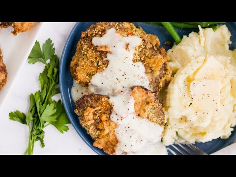Crispy Air Fryer Chicken Fried Steak